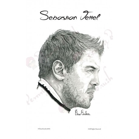 LAMINA SEBASTIAN VETTEL