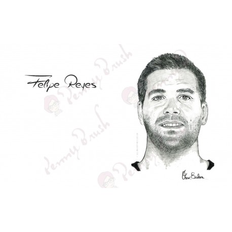 TARJETA POSTCARD FELIPE REYES