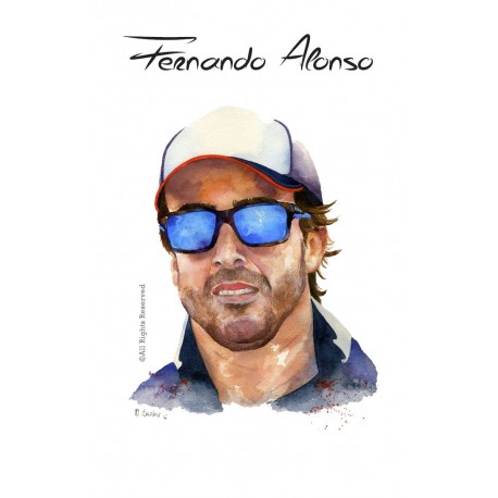 TARJETA POSTCARD ALONSO PORTADA