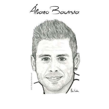 TARJETA POSTCARD ALVARO BAUTISTA