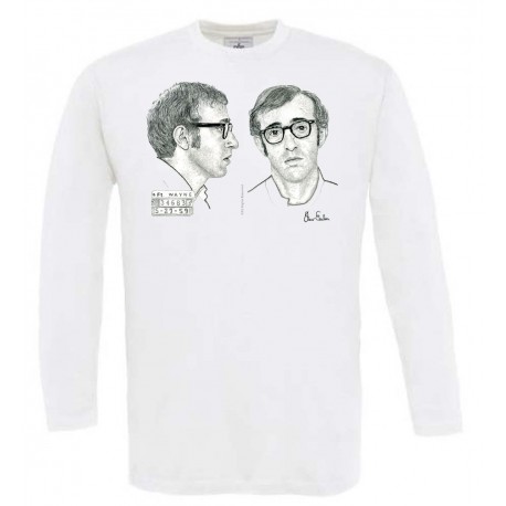 CAMISETA MANGA LARGA WOODY ALLEN