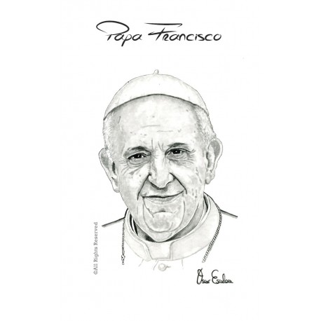 LAMINA PAPA FRANCISCO