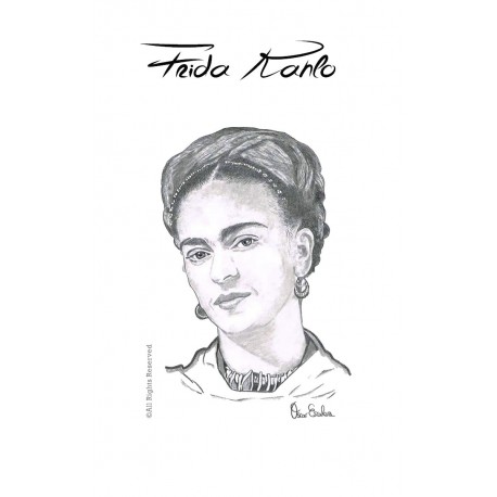 LAMINA FRIDA KAHLO