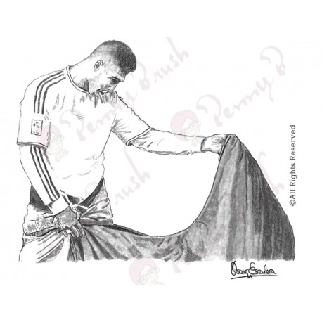 CARBONCILLO SERGIO RAMOS "TORERO"