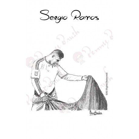 LAMINA SERGIO RAMOS "TORERO"