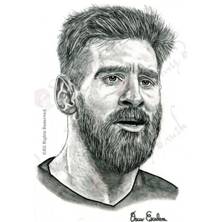 CARBONCILLO LEO MESSI